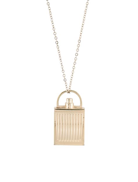 Chloé Perfume Bottle Pendant Necklace (CHL272745)